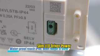 Slanke IP44 LED-driver